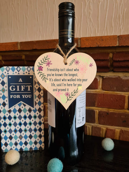 The Plum Penguin Whispers of Friendship Delicate Heart Shaped Plaques Trio
