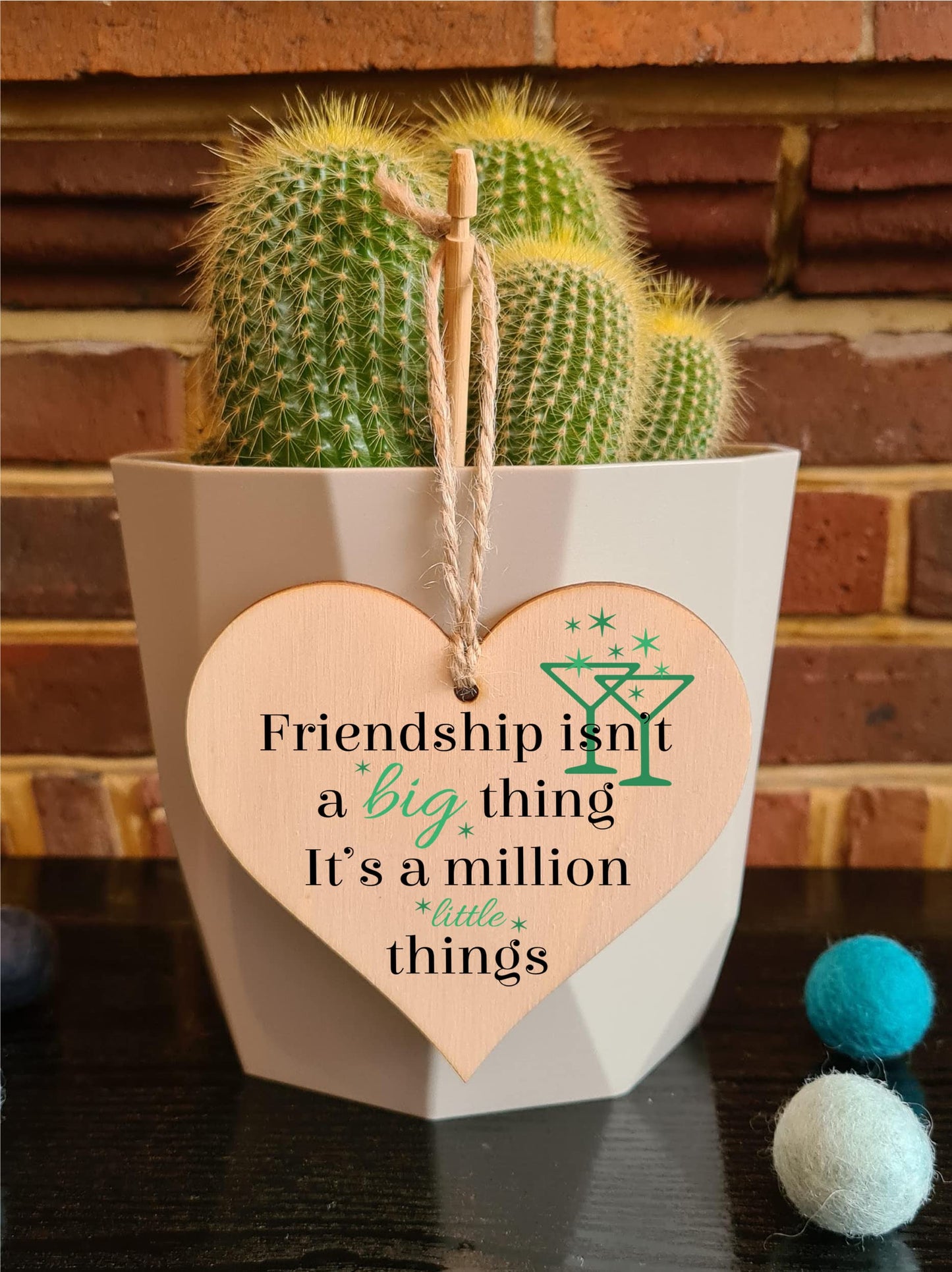 The Plum Penguin Blossoming Bonds Unveiled in Heart Friendship Plaques